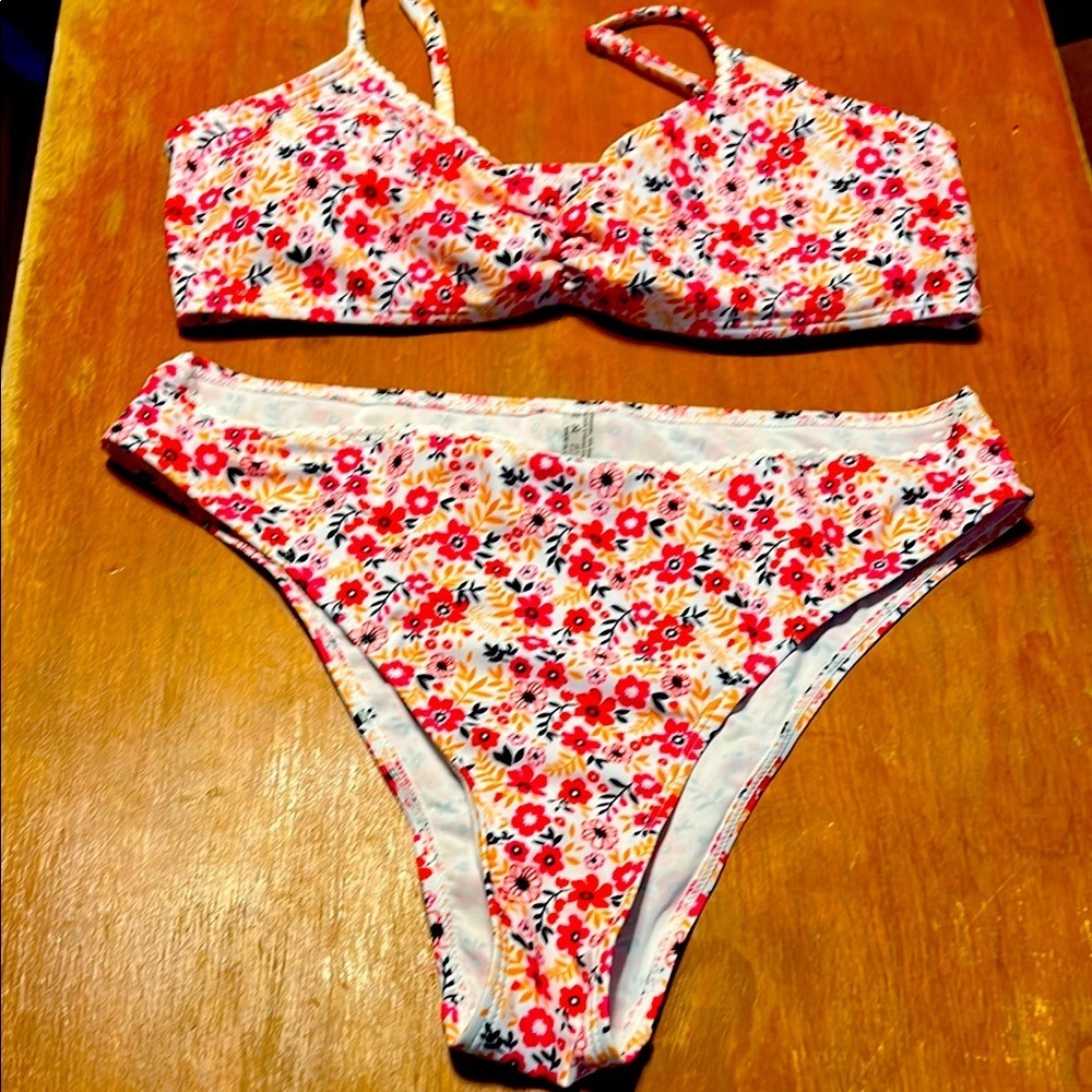 Floral Bikini Set Sz L